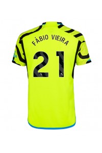 Fotbalové Dres Arsenal Fabio Vieira #21 Venkovní Oblečení 2023-24 Krátký Rukáv